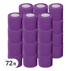 하이가이 자가접착 압박붕대 퍼플 5cm, 72개, 1개입