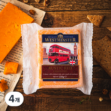웨스트민스터 러스틱 레드치즈, 150g, 1개입, 4개