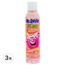 미스터버블 피치샤벳 폼솝, 236ml, 3개