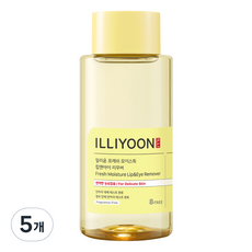일리윤 프레쉬 모이스춰 립 & 아이 리무버, 300ml, 5개