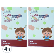 나와아기 유아용 짜장가루 10p, 100g, 4개