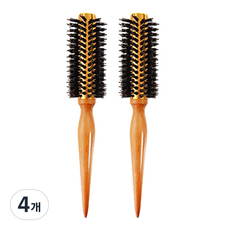 다크니스 깡포킹 헤어롤 브러시 대, 혼합색상, 4개