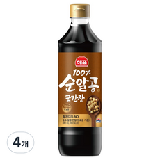 해표 순알콩 국간장, 4개, 840ml