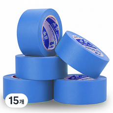 OON 마스킹 테이프 파란색 30mm, 15개