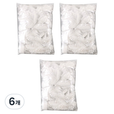 Flowcode 塑膠耳罩 耳套 100p, 透明, 6個