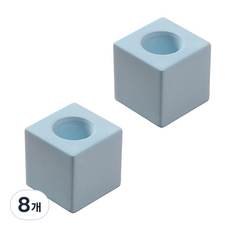 심플한 규조토 칫솔꽂이 사각, 블루, 8개