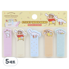 Handeul 三麗鷗 大耳狗喜拿 蠟筆小新 索引便利貼組 一起玩吧, 5套, 100入