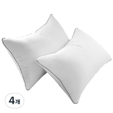 DALZAM 可水洗防塵超細纖維枕芯, 白色