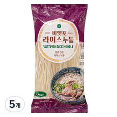 비엣포 라이스누들 3mm, 250g, 5개