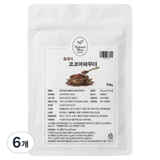 네이처모아 클래식 코코아파우더, 150g, 6개, 1개입