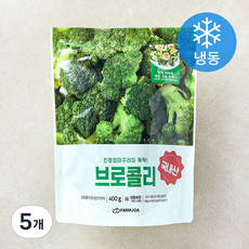 친정엄마꾸러미 뚝딱 브로콜리 (냉동), 5개, 400g