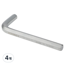 sunkey L型六角扳手 10mm SL-10, 4個