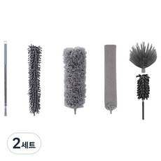 행복 심플 먼지털이 6종 세트, 혼합색상, 2세트