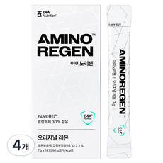 이포에이 아미노리젠 아미노산 포뮬러 오리지널 레몬 14p, 98g, 4개