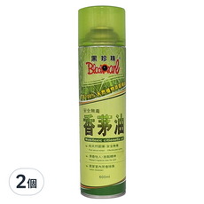 BlackPearl 黑珍珠 香茅油 600ml, 1入, 2個