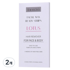 Inontu臉部身體兩用即用型美體蠟貼片 20片, 2個, 10g