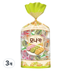 청우식품 종합 모나카 리본, 524g, 3개
