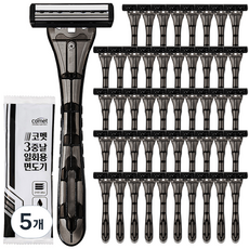 comet 三層刀片獨立包裝拋棄式刮鬍刀, 50入, 5個