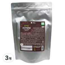 생미 유기농 베이킹 카페 코코아분말, 200g, 3개, 1개입