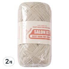 Salon 07 毛氈編織線, 03 燕麥色, 2個