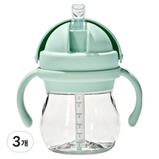 옥소토트 유아용 빨대컵, 150ml, 3개, 오팔 그린