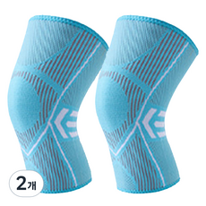 러닝 피트니스 탄력성 좋은 무릎보호대 스카이화이트 2p, 2개