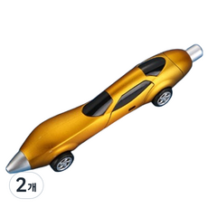 Ilsangsokbanzzak 汽車造型原子筆 0.7mm, 金色, 2個