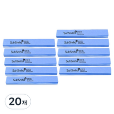 OON 海綿雙面磨砂條 藍色, 20個