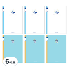 morning glory 充實筆記本 國小3-6年級 無標題 23行 2款 x 3入 A套組, 6套, 鯨魚夢, 綁架貓咪