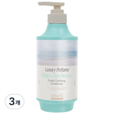 KERASYS 淨化豪華香水護髮素鼠尾草與海風, 3個, 550ml