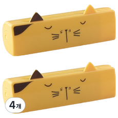 貓毛去除迷你滾輪刷 黃色, 4個