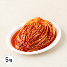 천년의반찬 포기 배추김치, 2.5kg, 5개