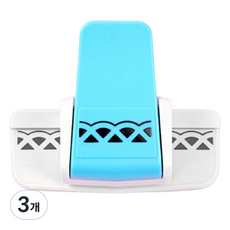 DAISOY 蕾絲邊框裝飾造型打孔機, 3個, TYPE 05 三角蕾絲