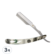 코메리 B0584 클래식 일자 면도기 01 달러 면도칼, 1개입, 3개