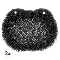 월드크린 개구리 비누 받침대, 블랙, 3개