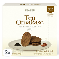 TEAZEN 茶禪 Teo Macase 伯爵杏仁鬆餅, 3個, 110g