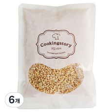 쿠킹스토리 볶음쌀 라이스크런치, 100g, 6개