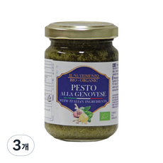 일뉴트리멘토 유기농 제노비스 바질 페스토, 130g, 3개