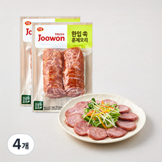 주원산오리 한입쏙 훈제오리, 180g, 4개