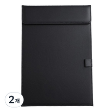 Allode 文件資料夾墊 磁吸寫字板 18 x 26.5 cm, A02 黑色, 2個