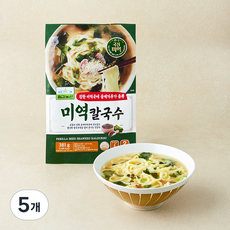 칠갑농산 미역칼국수 2인분, 381g, 5개