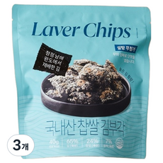 모던하우스 국내산 찹쌀 김부각, 40g, 3개