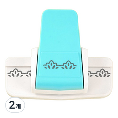 DAISOY 蕾絲邊框裝飾造型打孔機, 2個, TYPE 06 葉子蕾絲