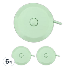 Black Tree 馬卡龍迷你捲尺 綠色, 150cm, 6個