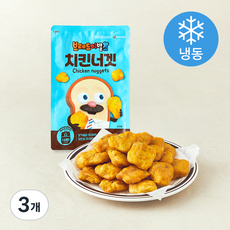 브레드이발소 치킨너겟 (냉동), 500g, 3개