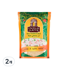 인디아게이트 셀라 바스마티쌀, 1kg, 2개
