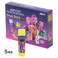 아모스 케이팝 데몬 헌터스 케데헌 헌트릭스 딱풀 25g x 5종 세트, 5세트