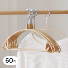 Nature Living 防滑塗層上下衣針織衫衣架, 米色, 60個