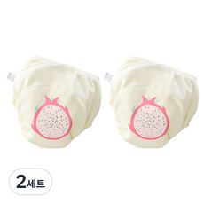 베베니즈 후르츠 유아 배변훈련팬티 2p, 드래곤후르츠, 2세트