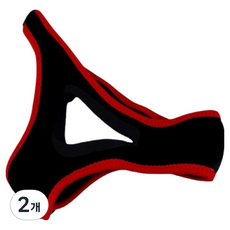 LADELLY 摩登防張嘴束帶 長款 紅色, 2個